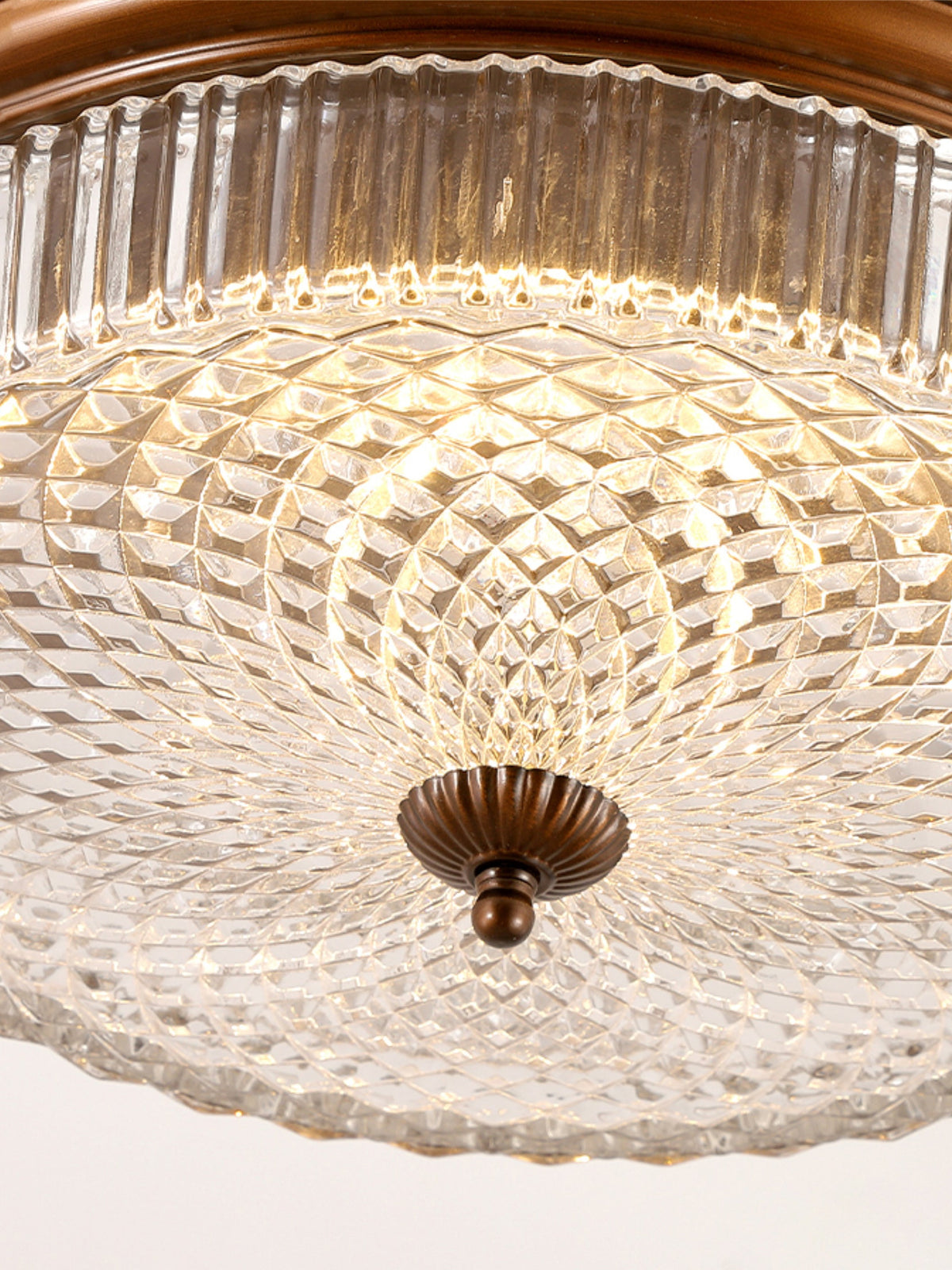 Lampada da soffitto retro a flush