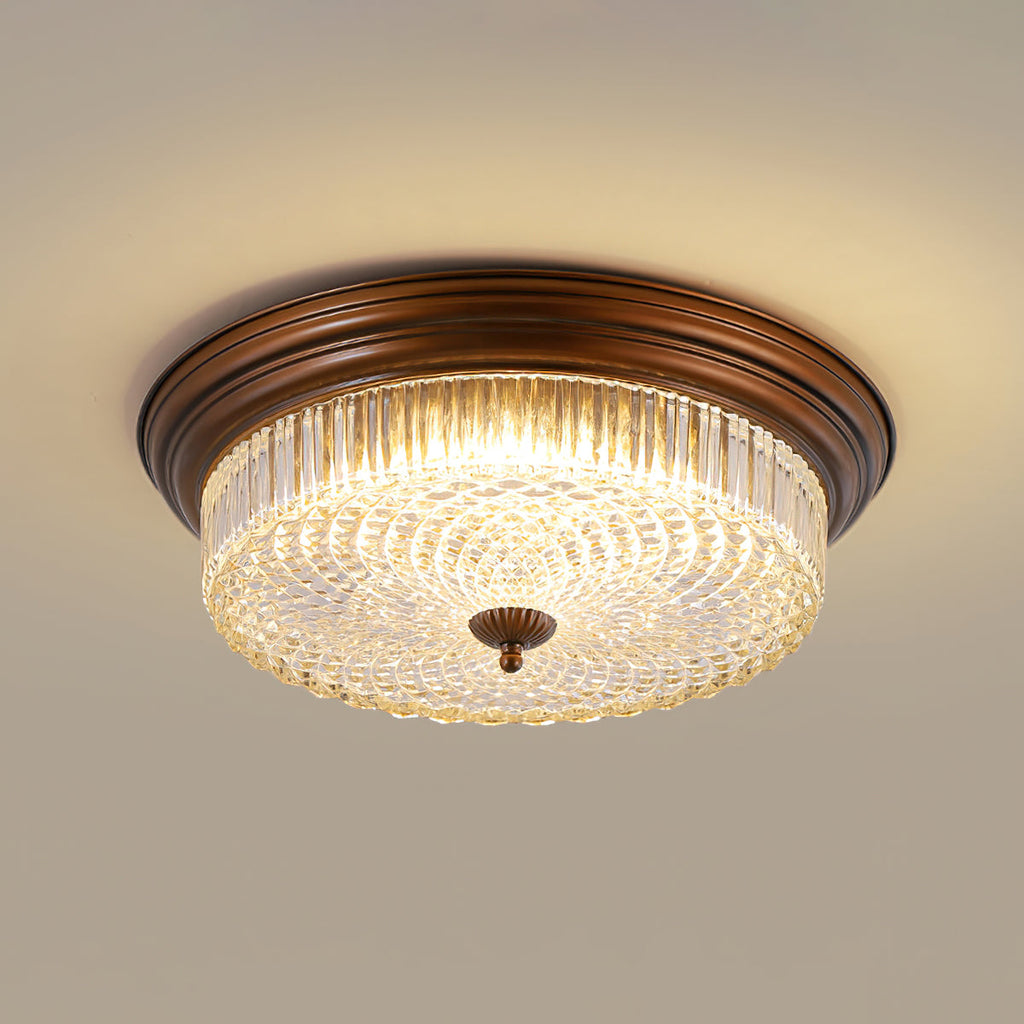 Lampada da soffitto retro a flush