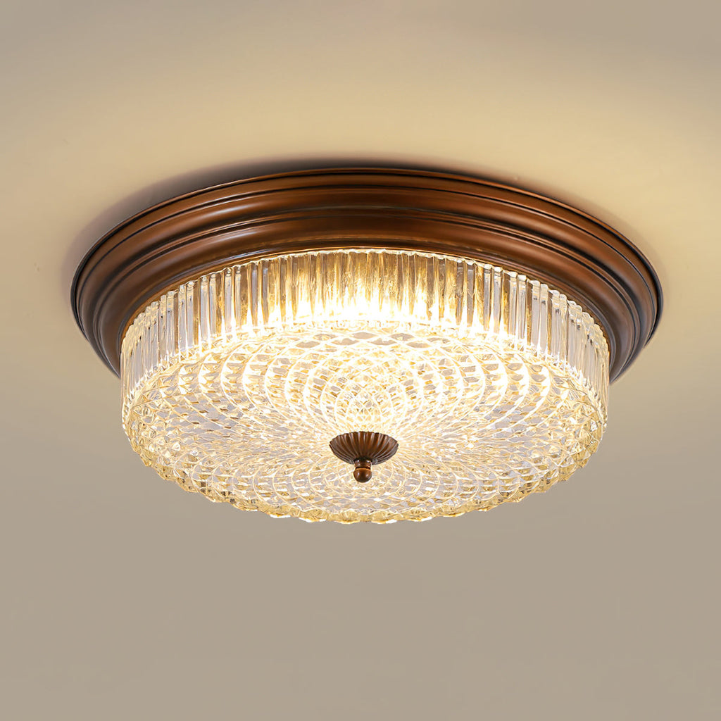 Lampada da soffitto retro a flush