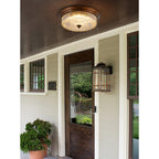 Lampada da soffitto retro a flush