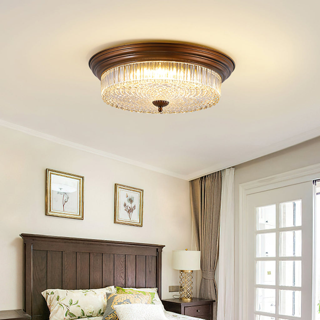 Lampada da soffitto retro a flush