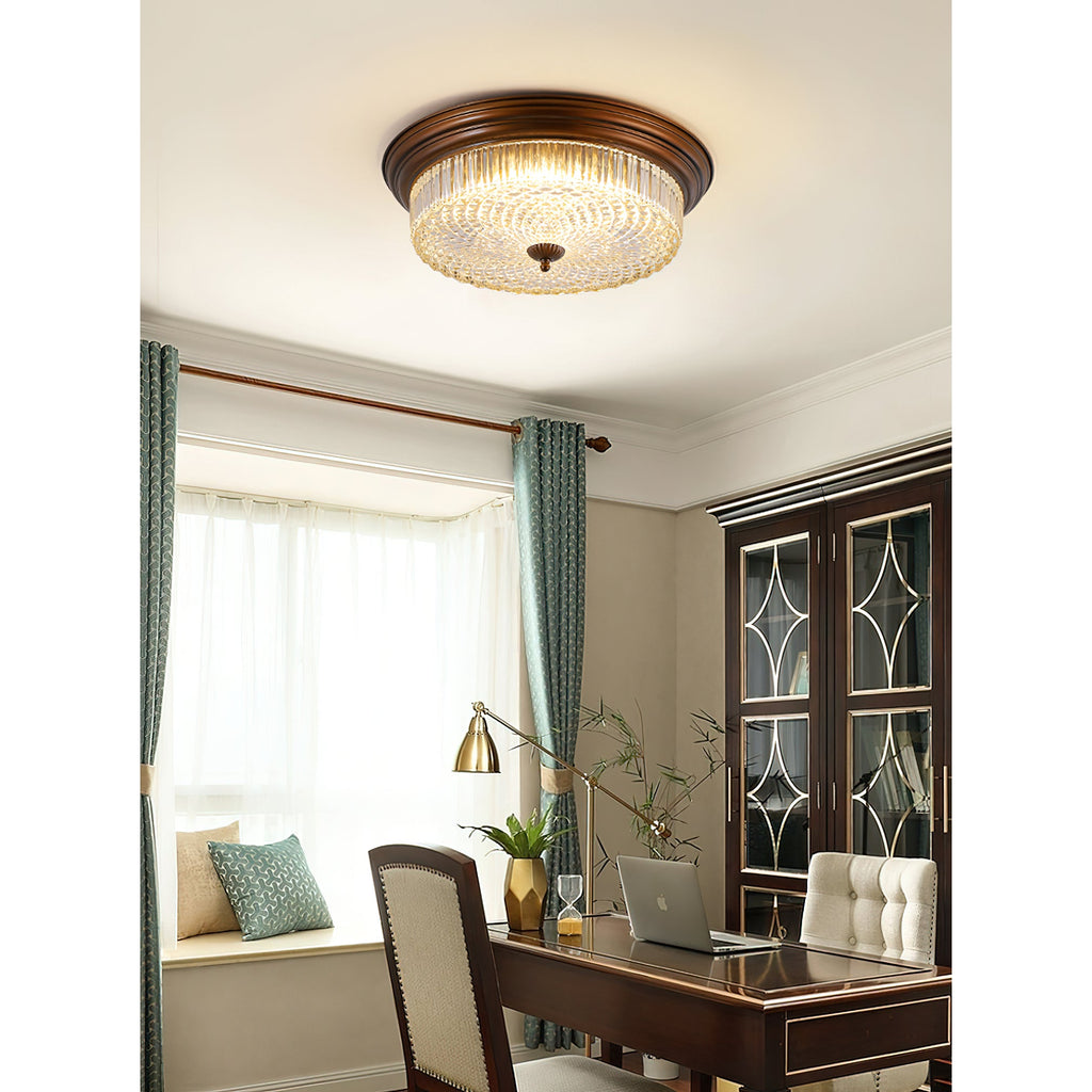 Lampada da soffitto retro a flush