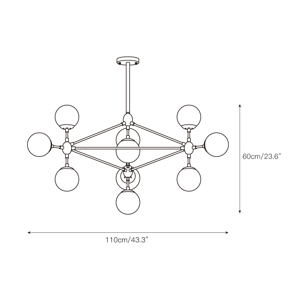 Candelabro Geometrico Orion