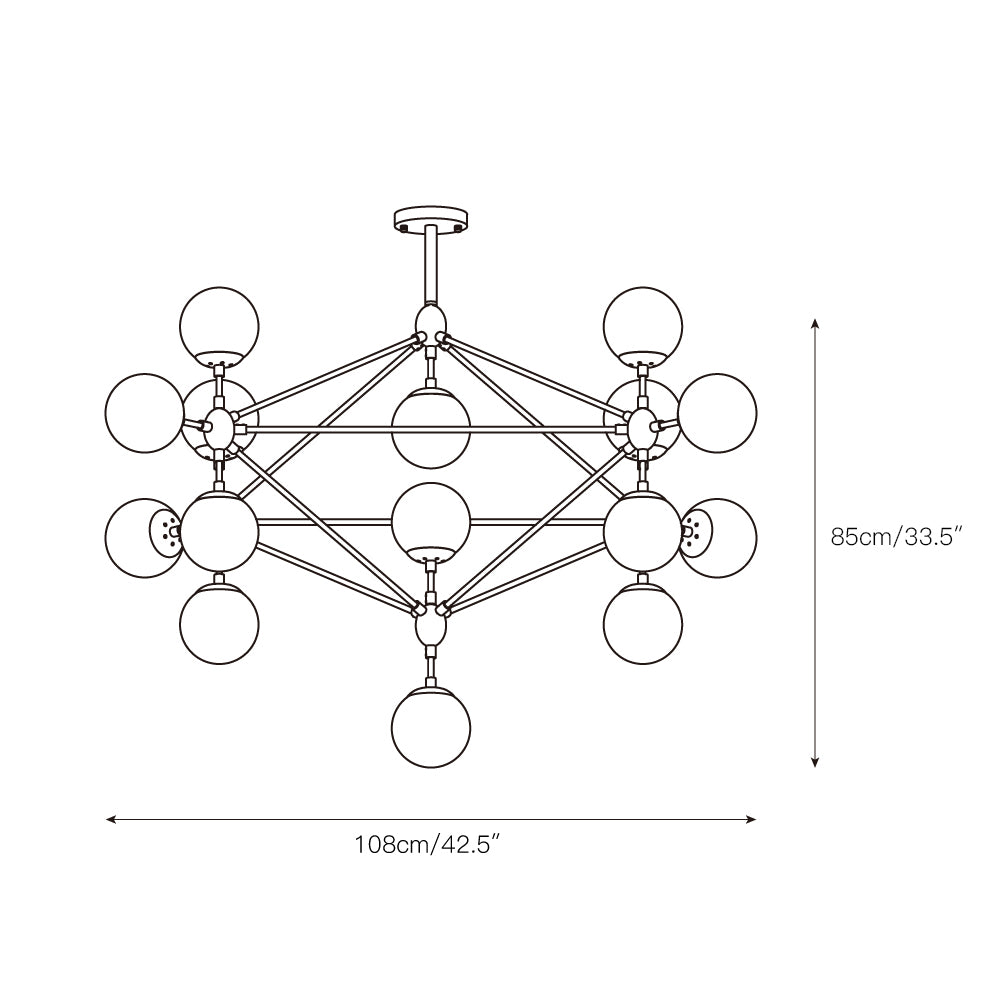 Candelabro Geometrico Orion