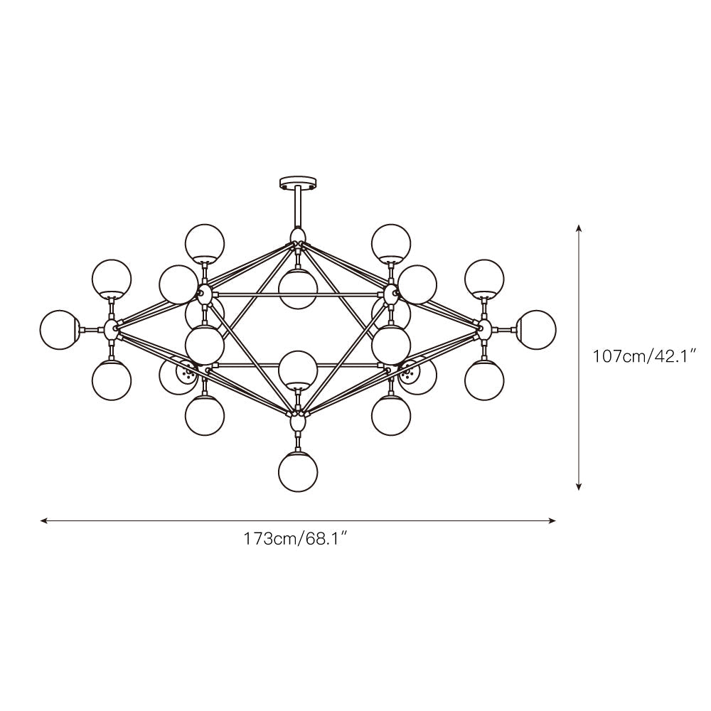Candelabro Geometrico Orion