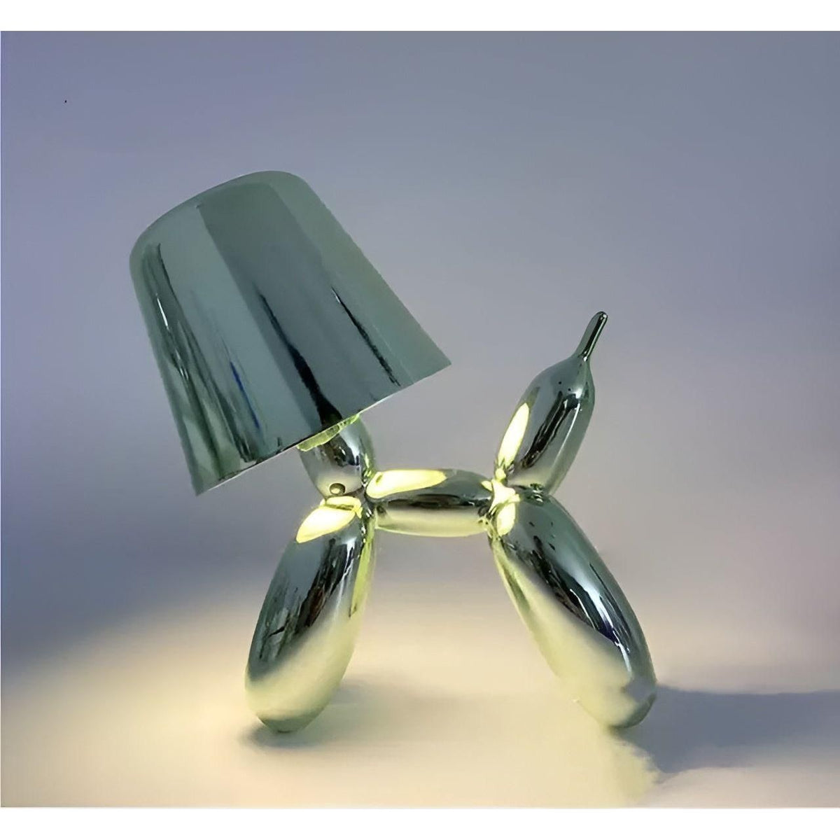 Pawsitive Glow: Lampada per cani elettroplaccata e creativa per la casa o l'ufficio alla moda