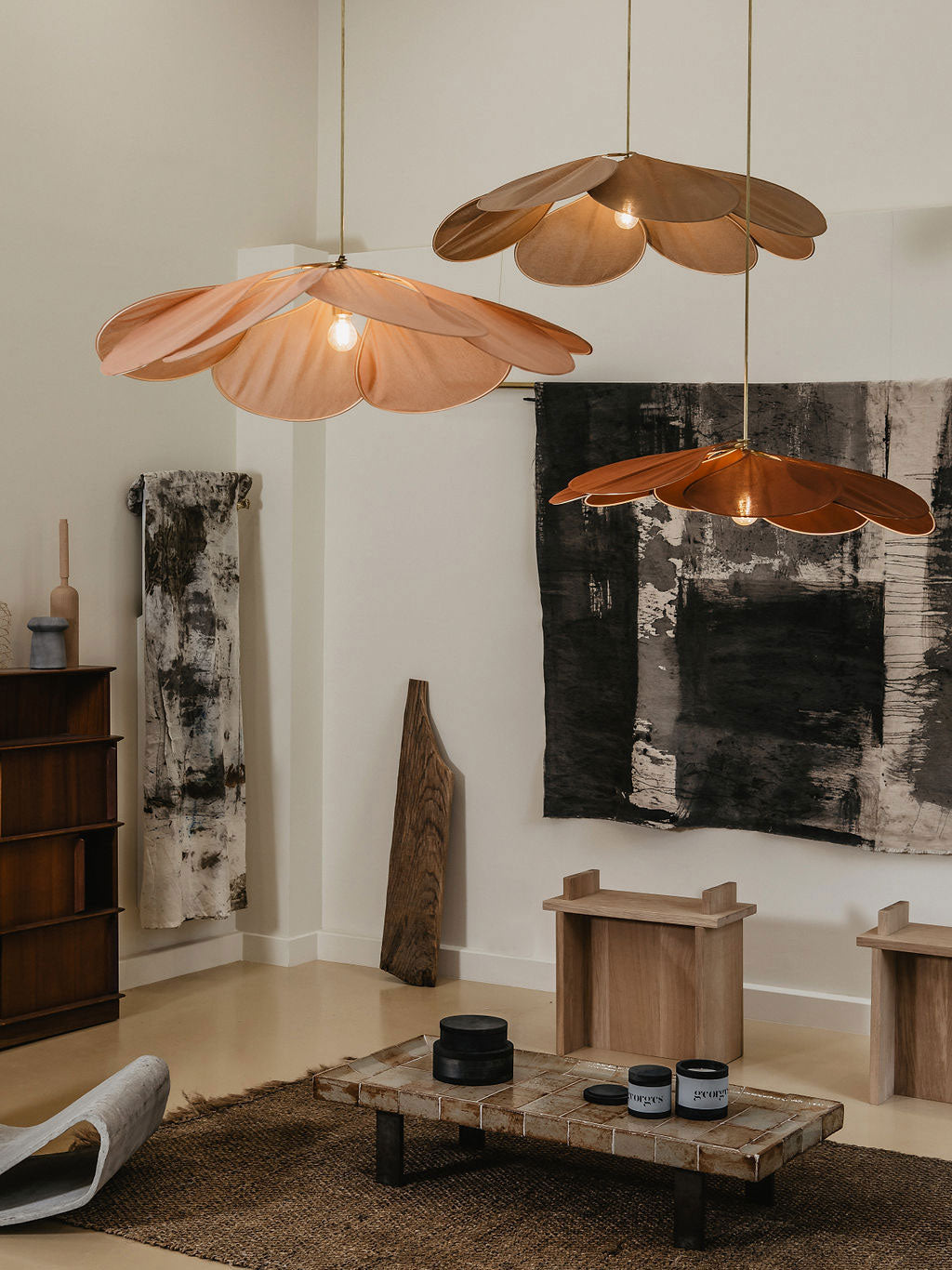 Lampada a sospensione Petali Preziosi
