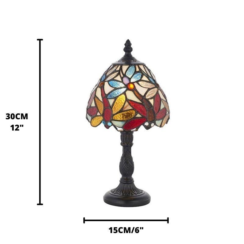 Lampada da Comodino Lorette Tiffany di Interiors 1900