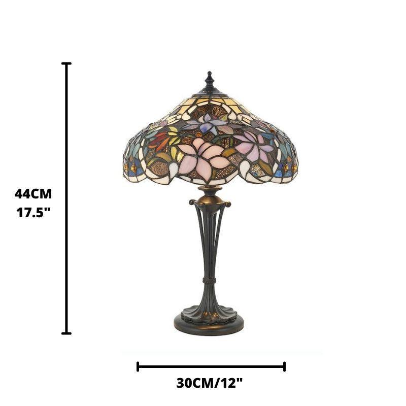 Interiors 1900 Sullivan Piccola Lampada da Tavolo Tiffany