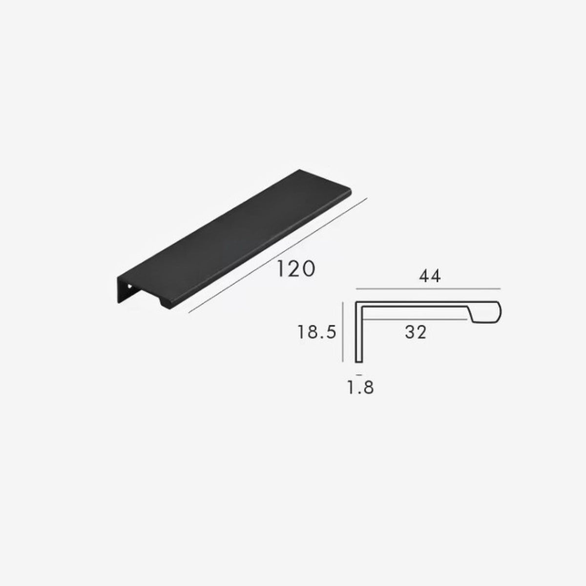 Supporto per Porta Armadio Hallvard