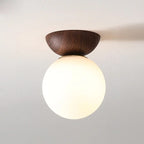 Pundo Lampada da soffitto – Vetro – Bianco – Ø16 cm – Minimalista