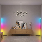 Lampada da Terra Angolare LED RGB Luce Ambiente Moderna con Telecomando