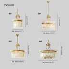 Candelabro Miles Chandelier in Stile Impero Francese di Lusso per Fattoria