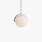 Lampadario Lineare Uveta Rosso&Argento