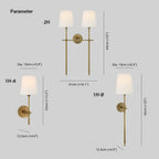 Lampada da Parete Theodore Ottone Tessuto