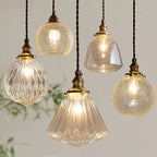 Lampada a Sospensione in Vetro di Cristallo Moderno Nordic