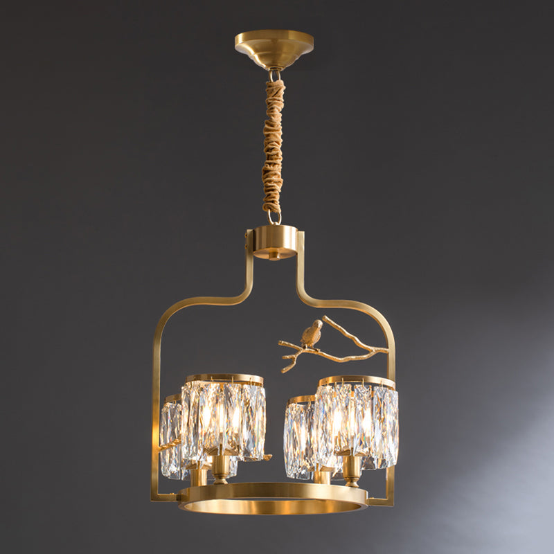 Lampadario Crystal Bird