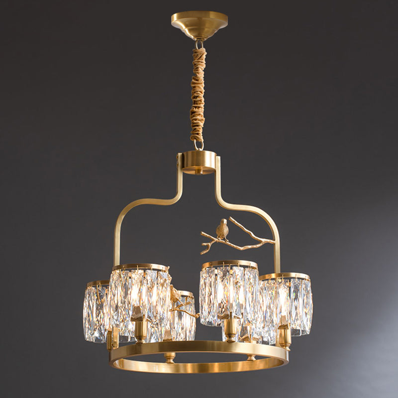 Lampadario Crystal Bird