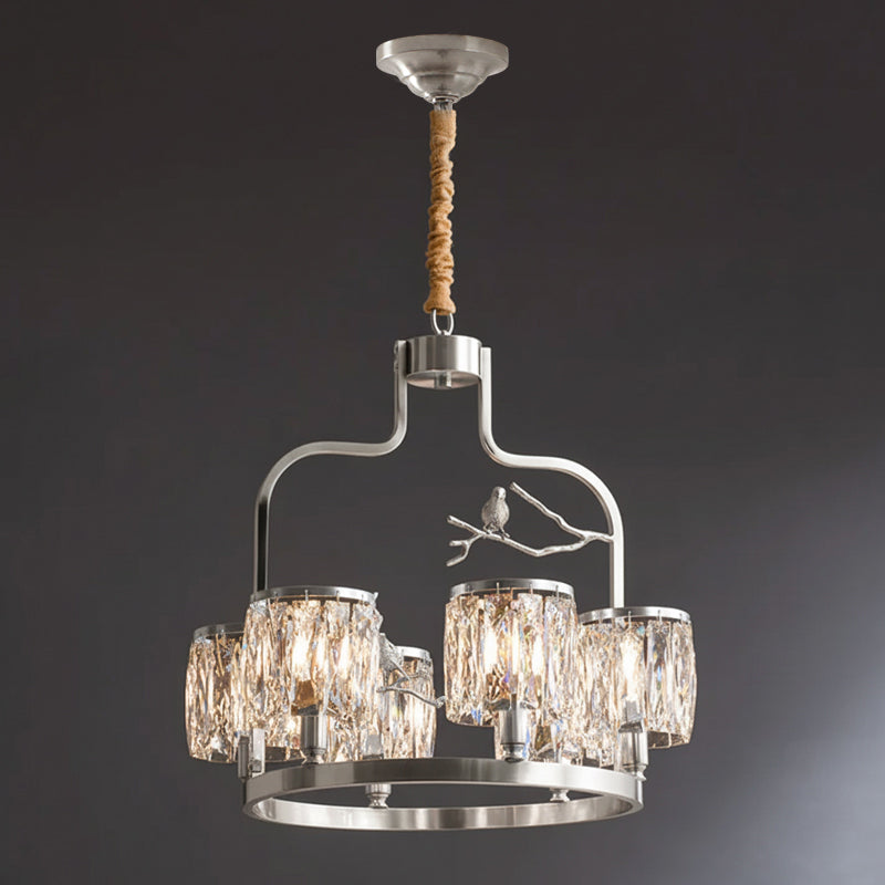 Lampadario Crystal Bird