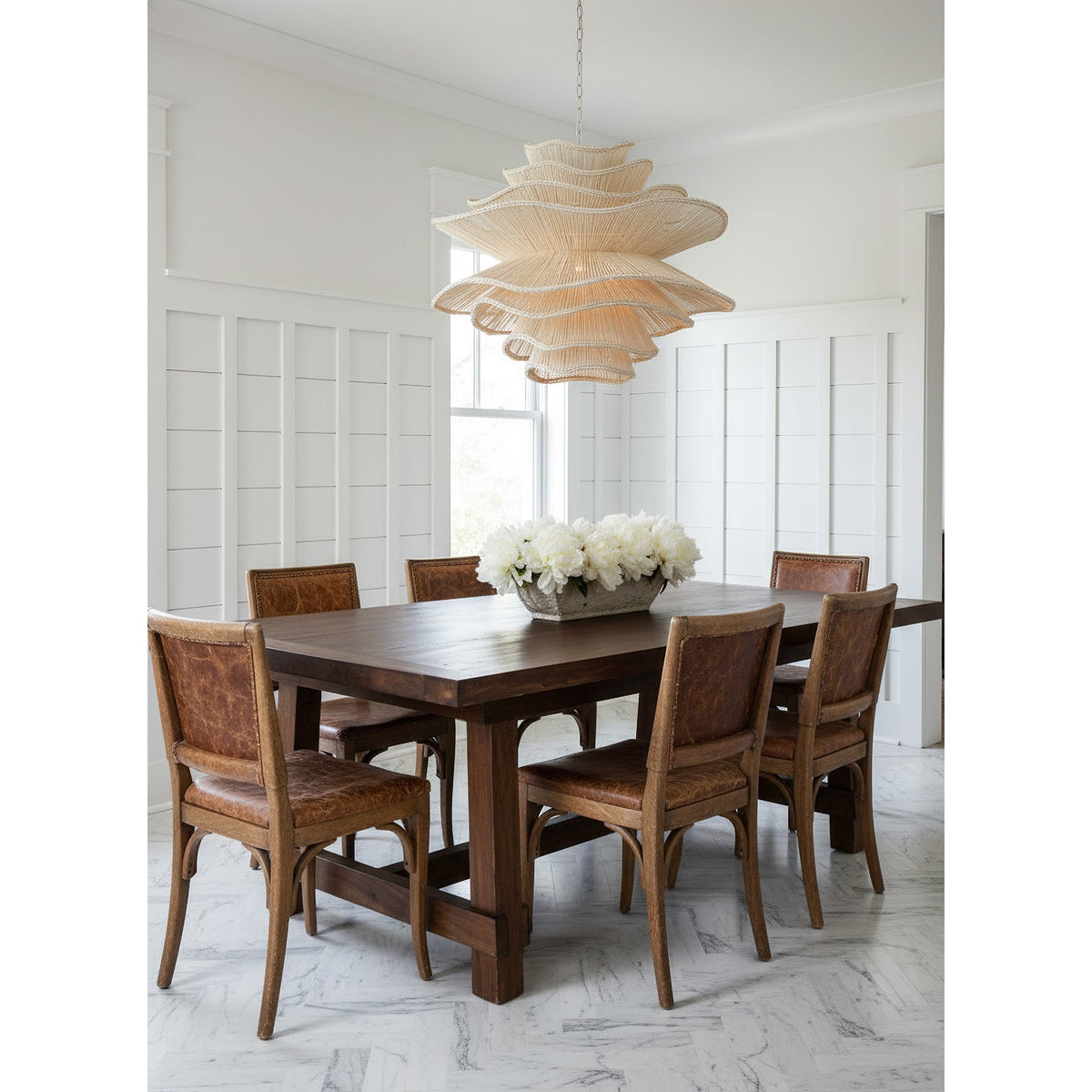 Lampadario in Rattan Alondra