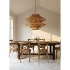 Lampadario in Rattan Alondra