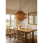 Lampadario in Rattan Alondra