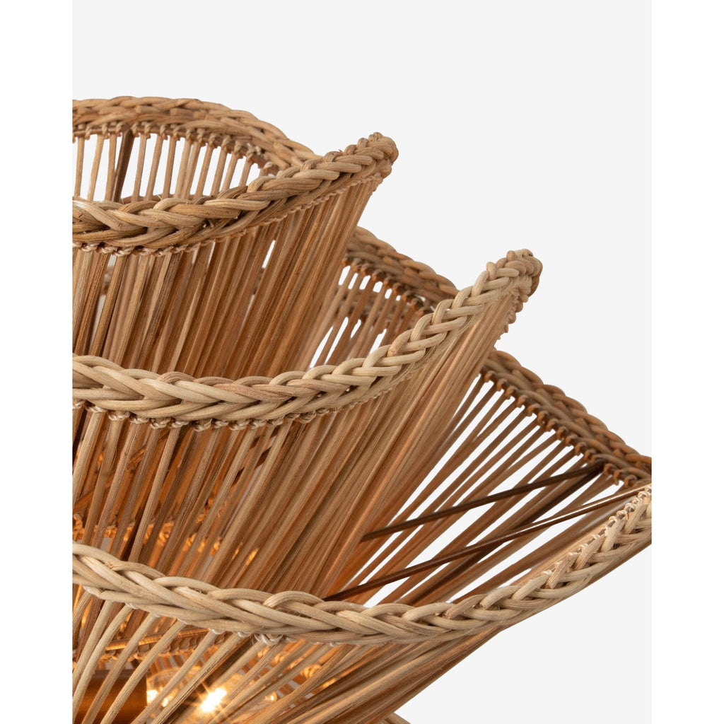 Lampadario in Rattan Alondra