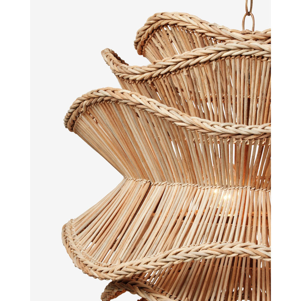 Lampadario in Rattan Alondra