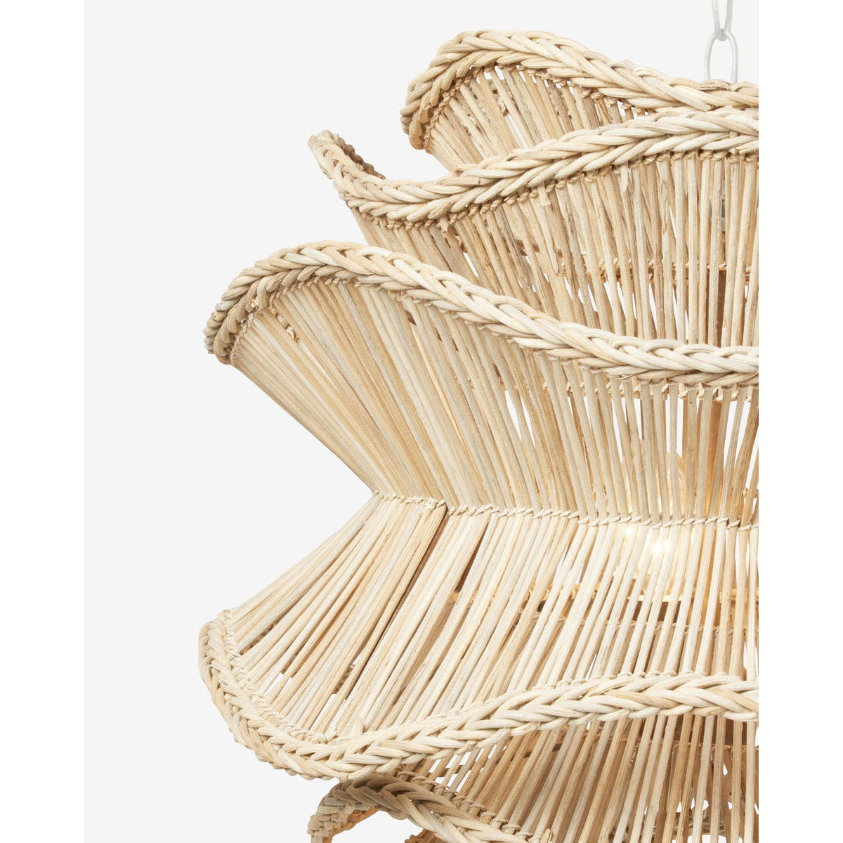 Lampadario in Rattan Alondra