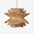 Lampadario in Rattan Alondra