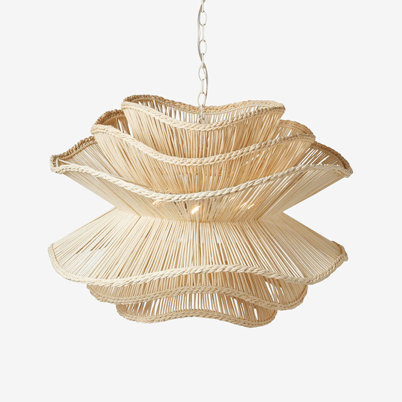 Lampadario in Rattan Alondra