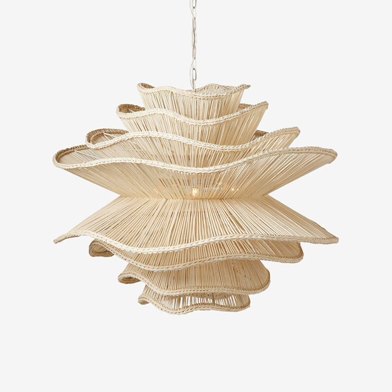 Lampadario in Rattan Alondra