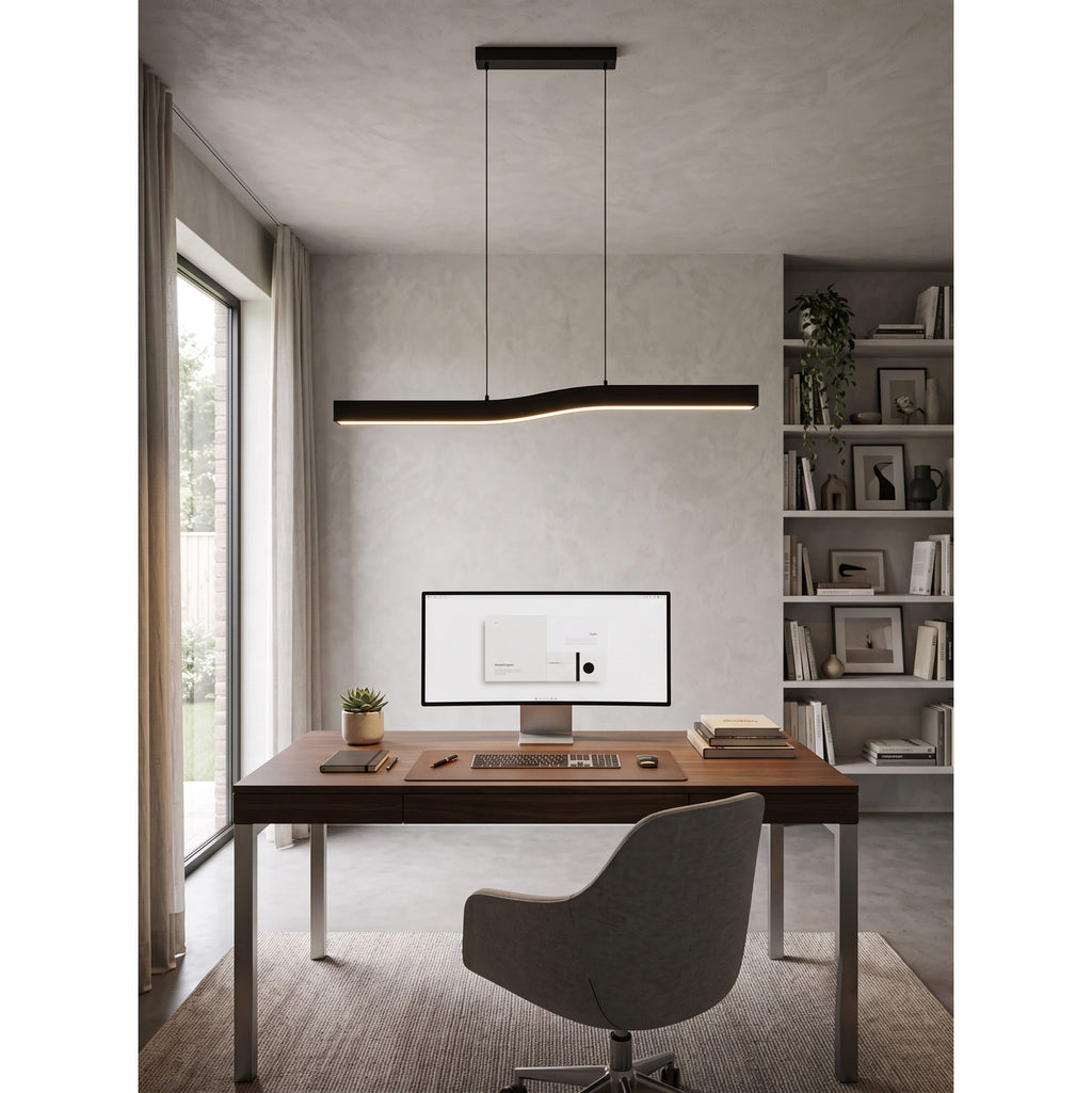 Lampadario Lineare in Ottone Camur