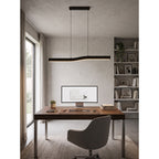 Lampadario Lineare in Ottone Camur