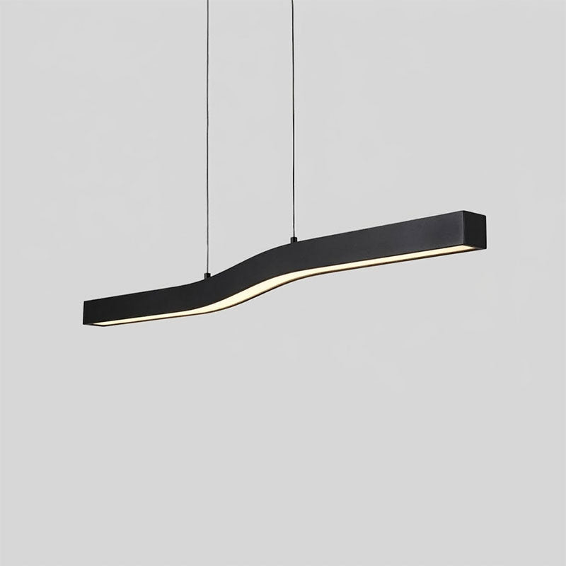 Lampadario Lineare in Ottone Camur