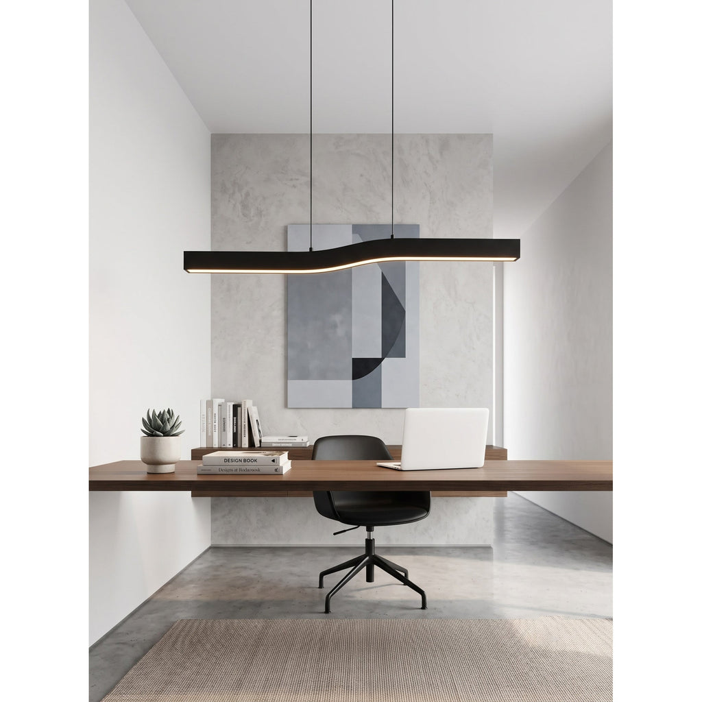 Lampadario Lineare in Ottone Camur