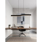 Lampadario Lineare in Ottone Camur