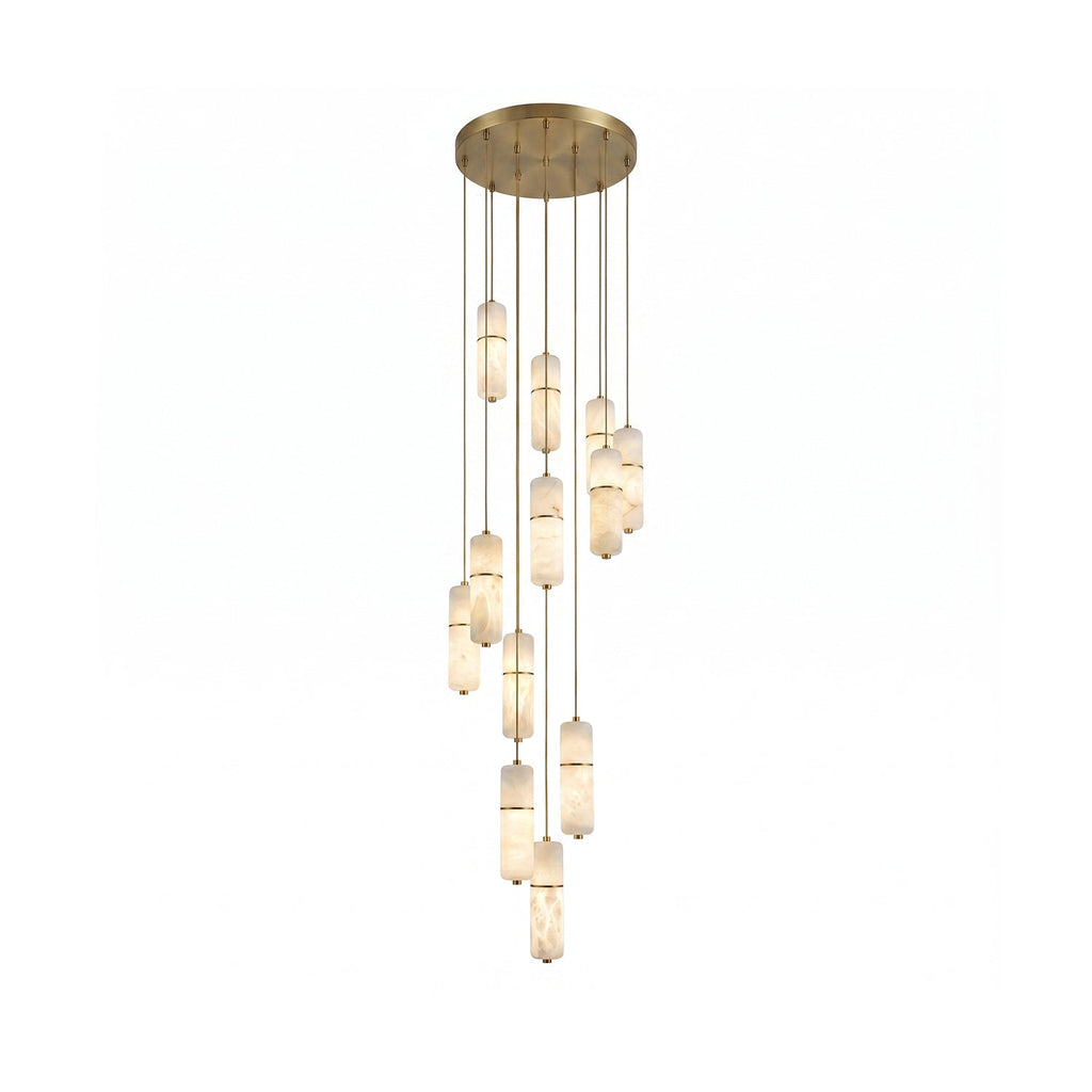 Lampadario Canella Alabastro