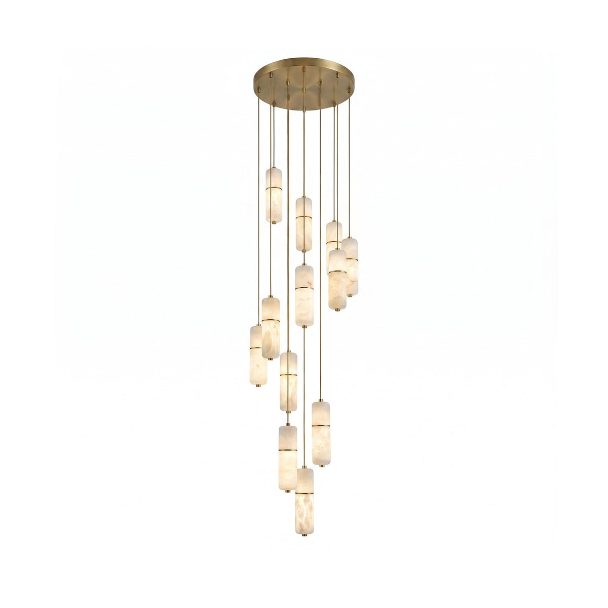 Lampadario Canella Alabastro