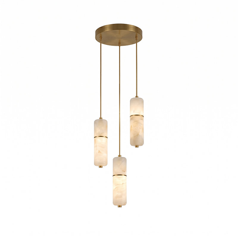 Lampadario Canella Alabastro