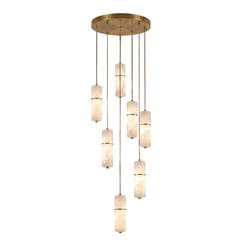 Lampadario Canella Alabastro
