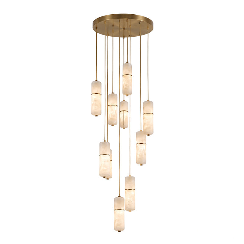 Lampadario Canella Alabastro