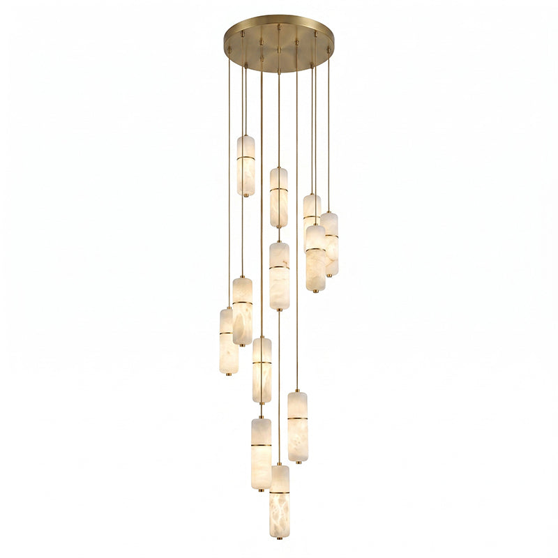 Lampadario Canella Alabastro
