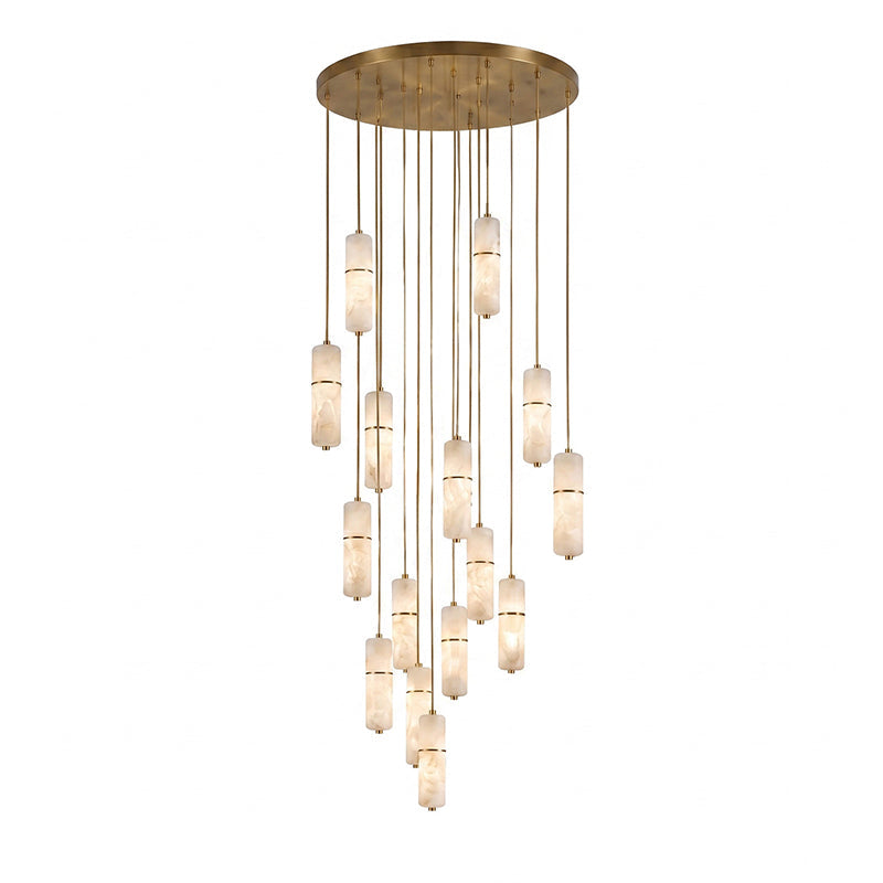Lampadario Canella Alabastro