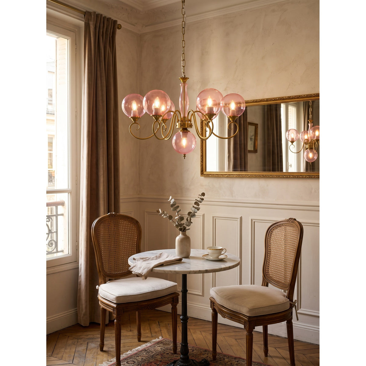 Lampadario in Vetro Evelyn