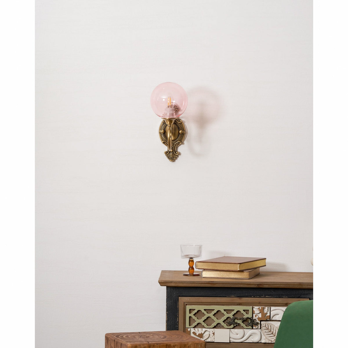 Lampada da Parete in Vetro Evelyn