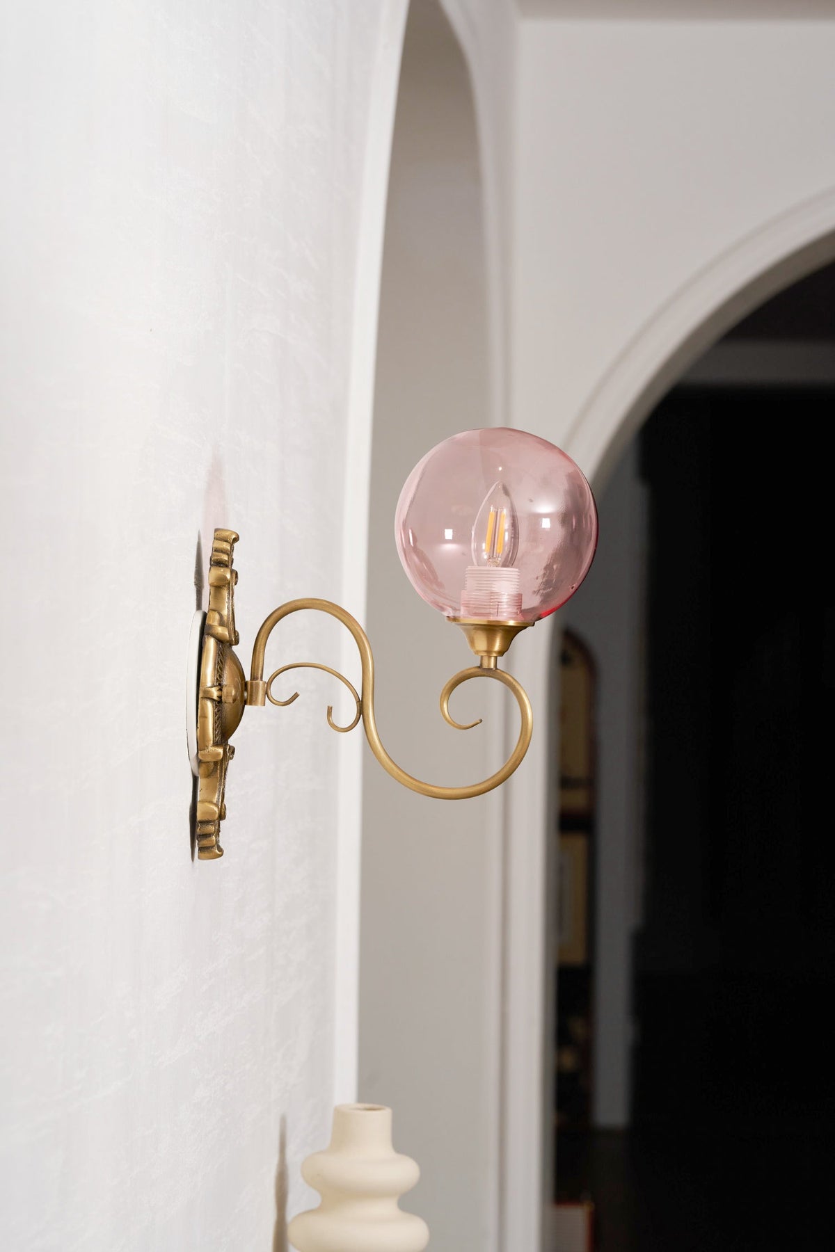 Lampada da Parete in Vetro Evelyn