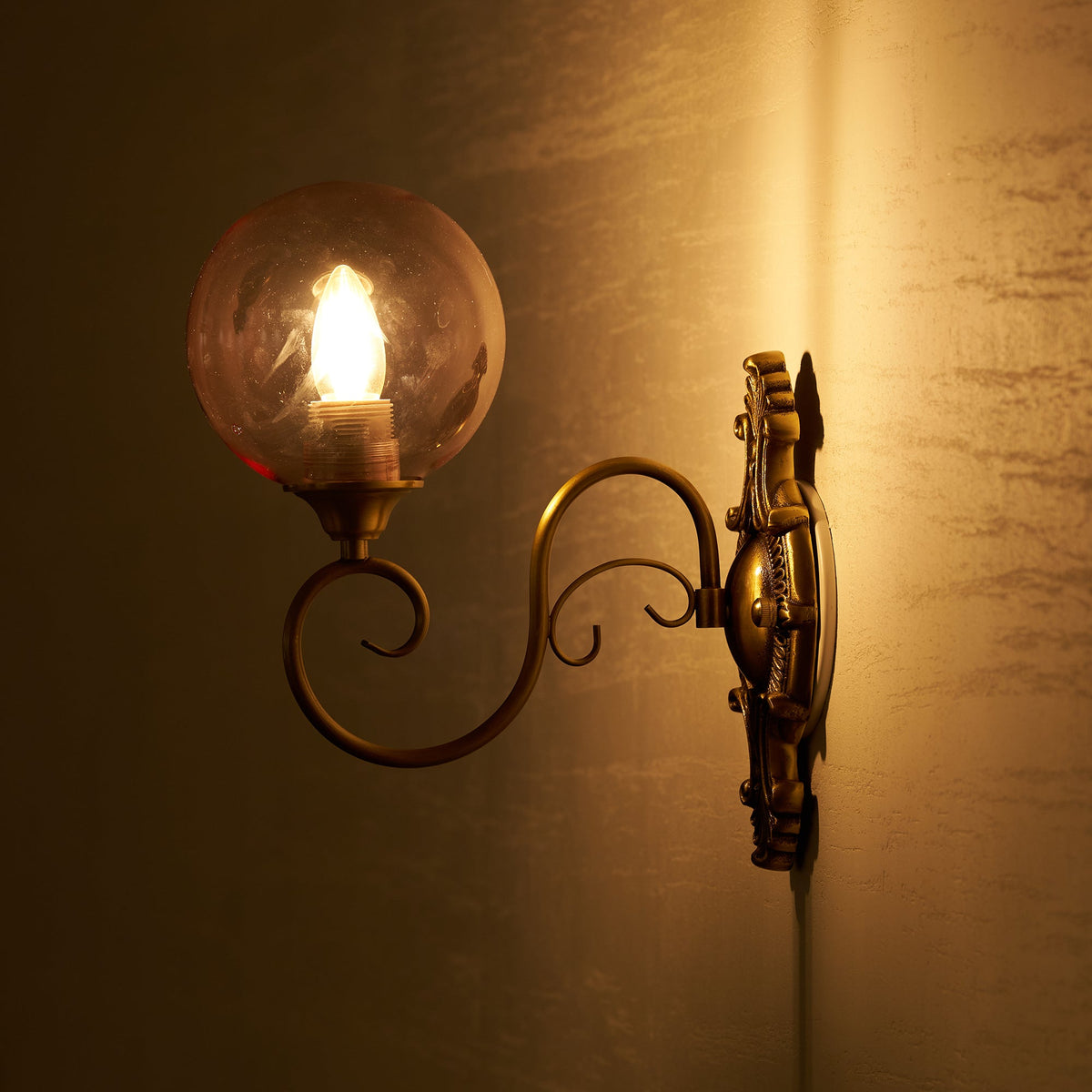 Lampada da Parete in Vetro Evelyn