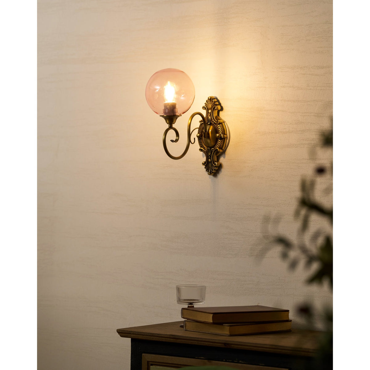 Lampada da Parete in Vetro Evelyn