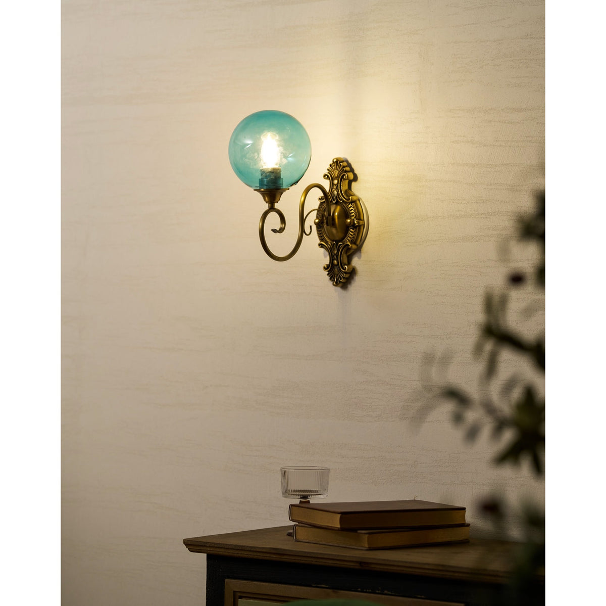 Lampada da Parete in Vetro Evelyn